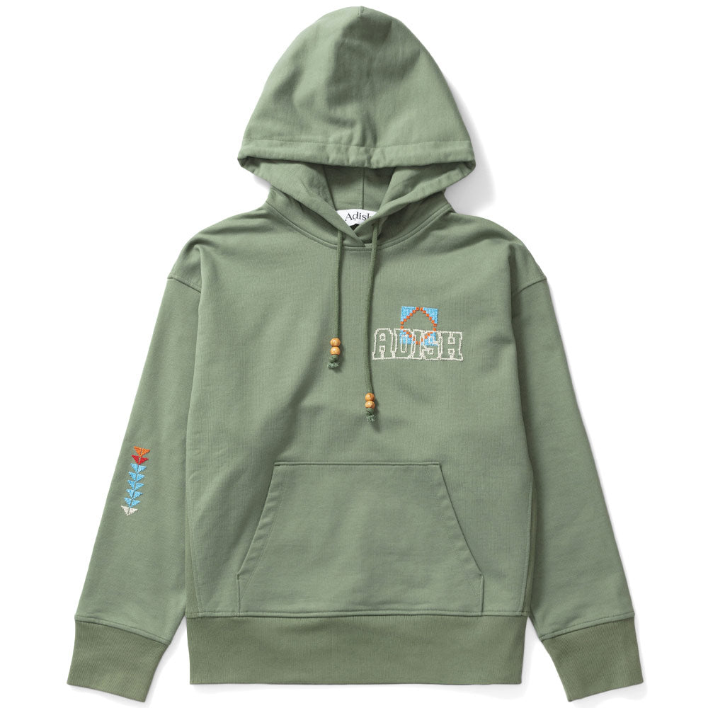 Kharaz Logo Hooded Sweatshirt 'Olive Green'