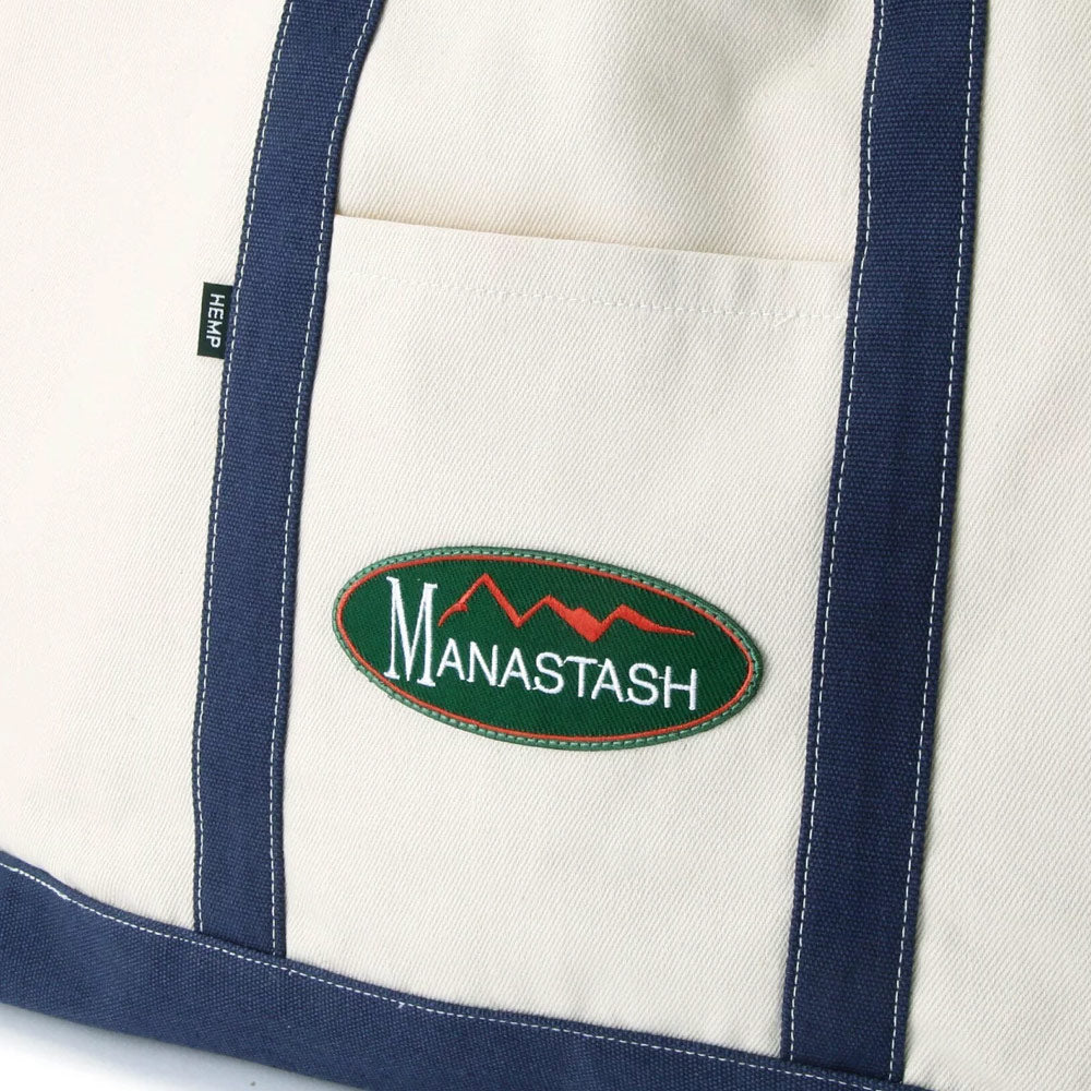 Mana Hemp Tote Large 'Navy'