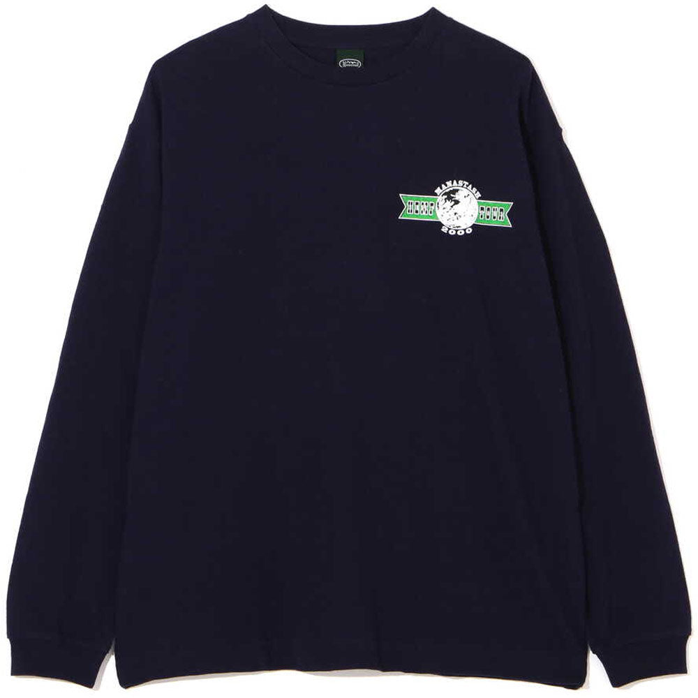 Hemp Long Sleeve Tee Hemp Tour 2000 'Navy'