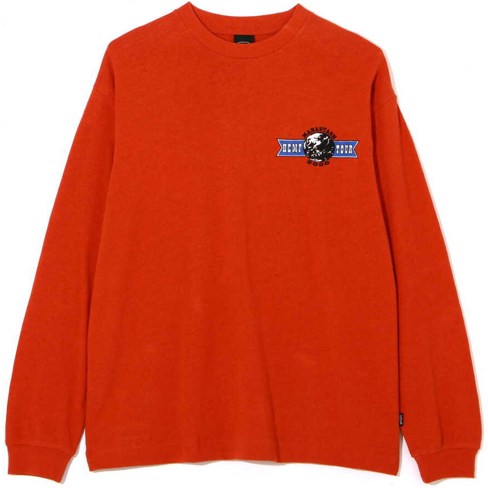 Hemp Long Sleeve Tee Hemp Tour 2000 'Orange'