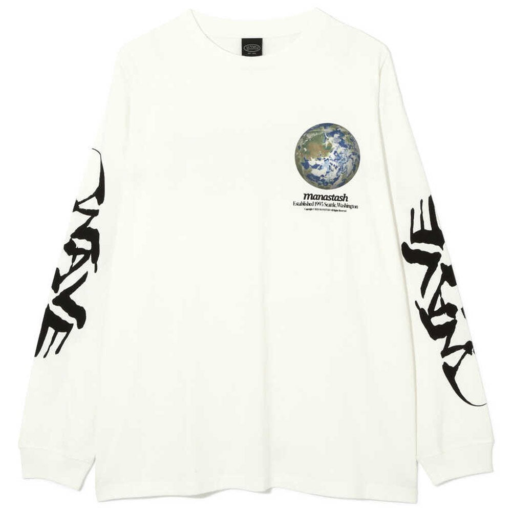 Citee Long Sleeve Tee Wave 'White'