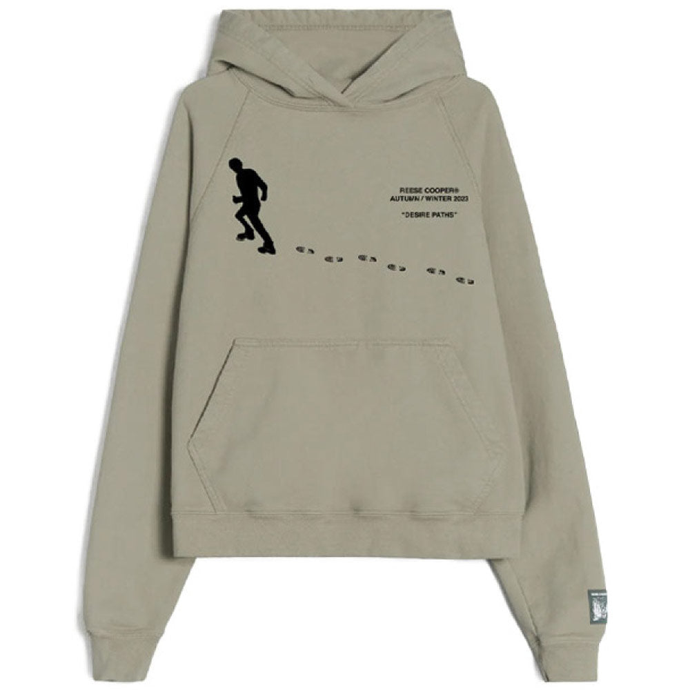 Desire Paths Hooded Sweatshirt 'Grey'