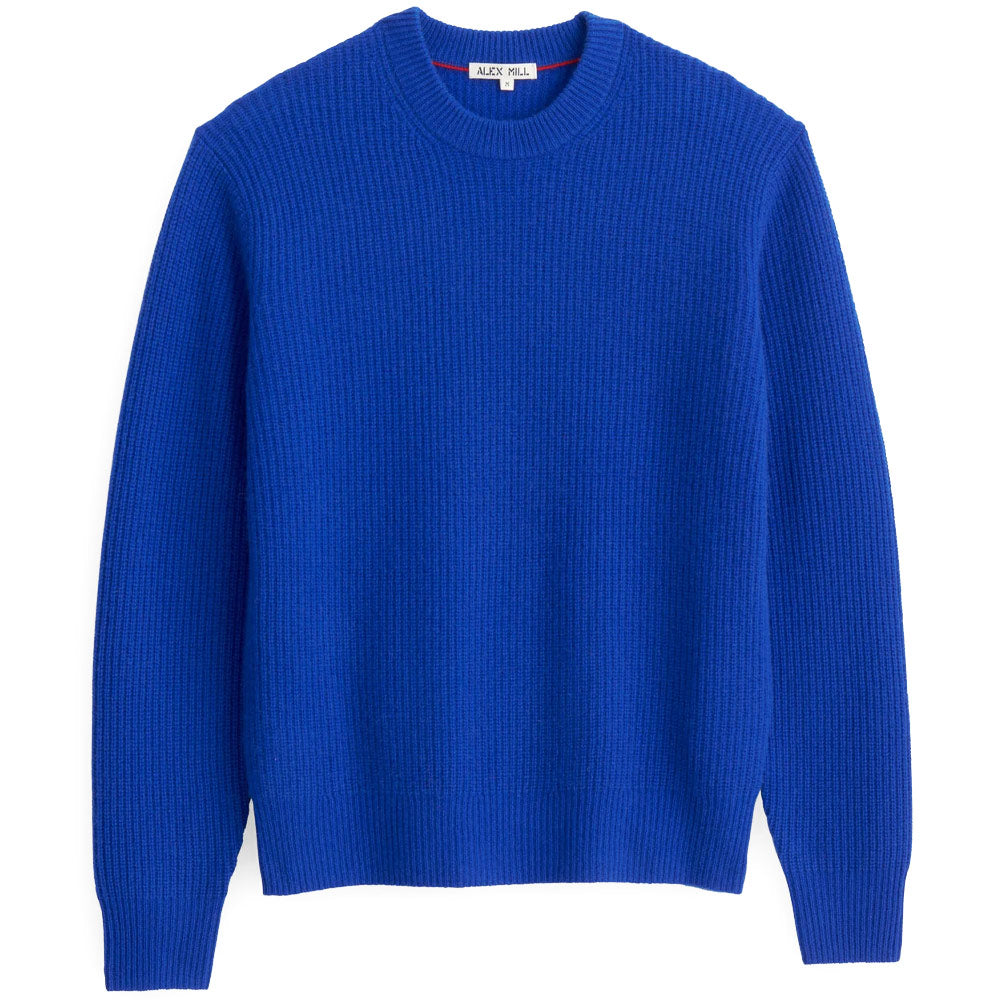 Jordan Sweater in Washed Cashmere 'Cobalt'
