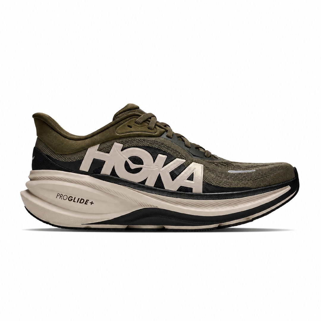 HOKA | Clifton Pro Shoes 'Antique Olive / River Rock Grey