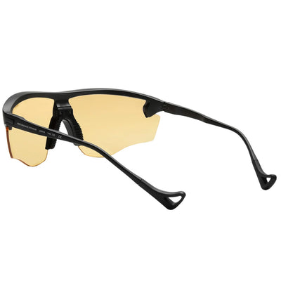 District Vision | Junya Racer Sunglasses 'Black/D+ Sports Yellow'