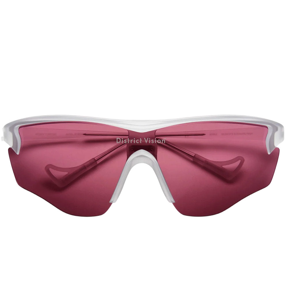 District Vision | Junya Racer Flint Sunglasses 'Clear/D+ Black Rose'