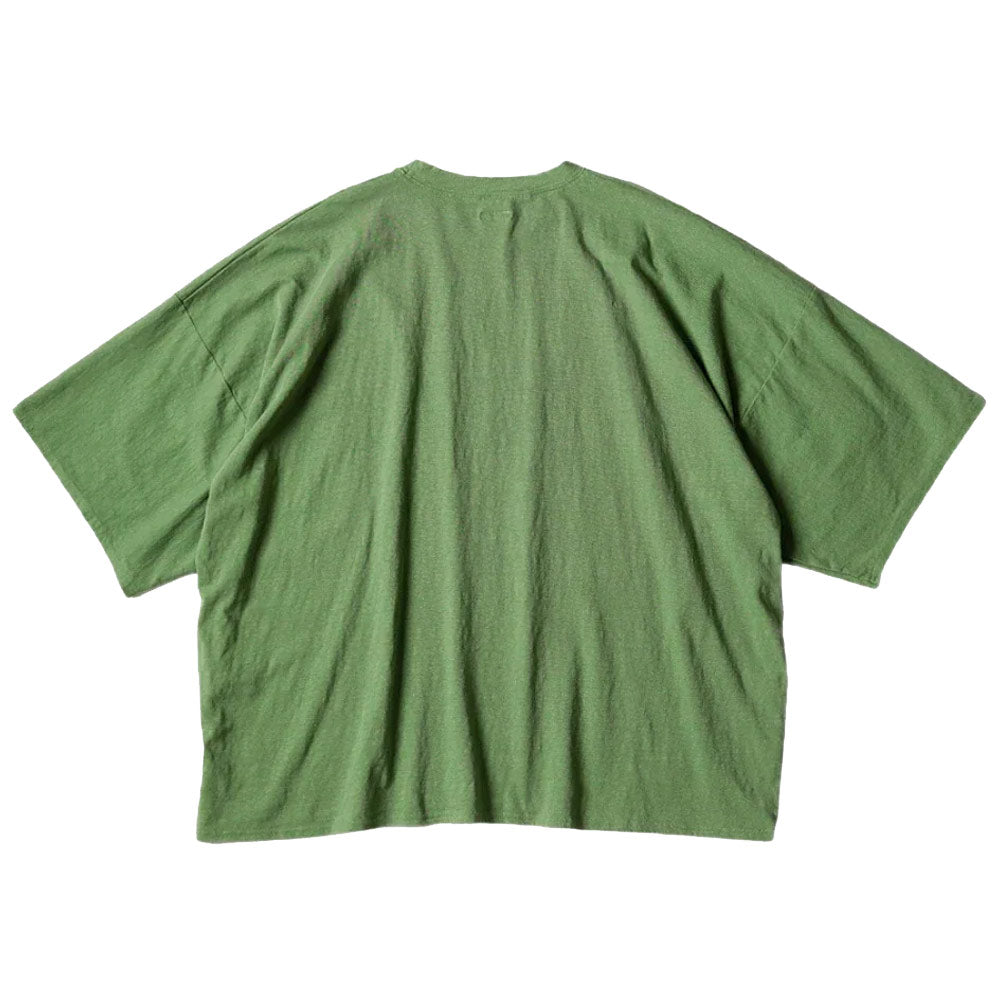 Kapital | 18.5/- Jersey Huge-T-Shirts (Denim Repair) 'Green