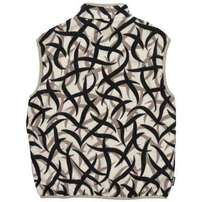 Reversible Fleece Vest 'Tribal Snow'