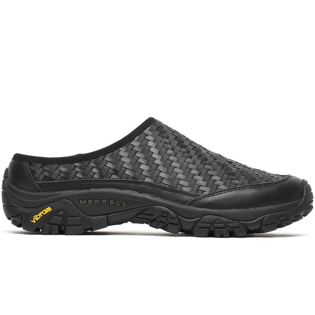 1TRL Moab 2 Slide Leather Woven - Black/Beluga | Merrell – Hatchet
