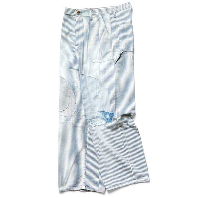 Kapital | 10Oz Hickoree Stripe Painter Port Baggy Pants ( (Champetre Remake) 'Hickoree'