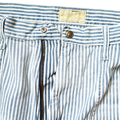 Kapital | 10Oz Hickoree Stripe Painter Port Baggy Pants ( (Champetre Remake) 'Hickoree'