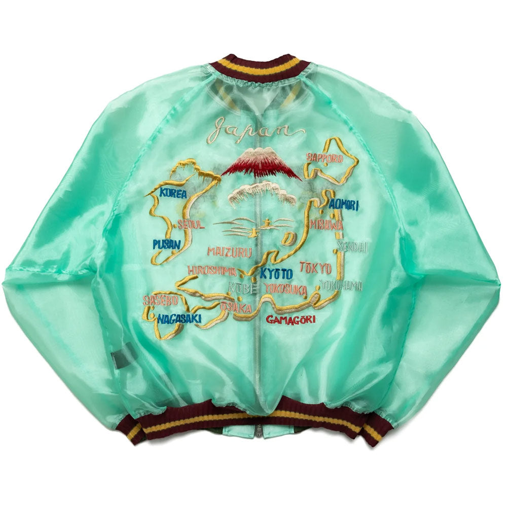 Kapital | Sheer Pearl Souvenir Jacket (Japan) 'Moss Green