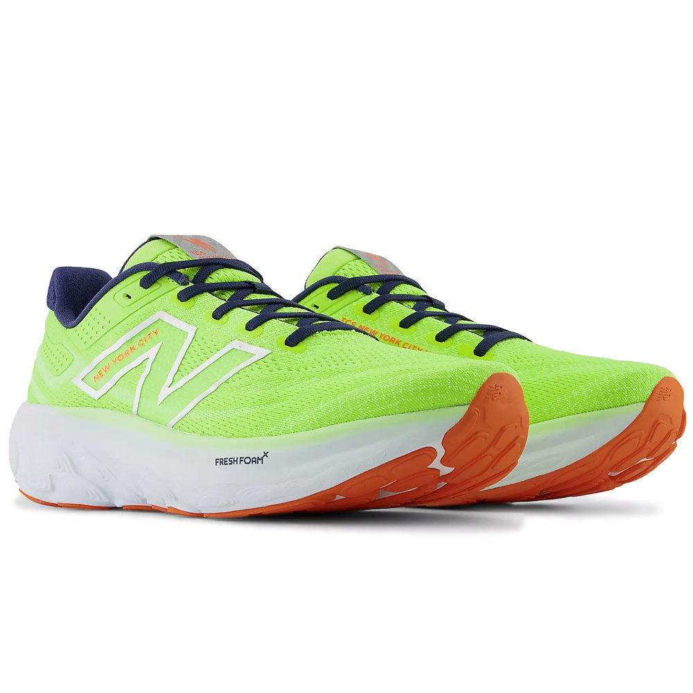 Fresh Foam X 1080 V13 D Sneakers 'Thirty Watt / Bleached Lime Glow / Navy'