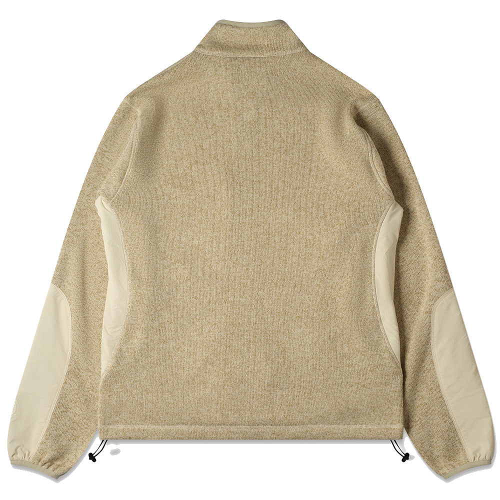 Purple Mountain Observatory | Solo Fleck Fleece Jacket 'Cream'