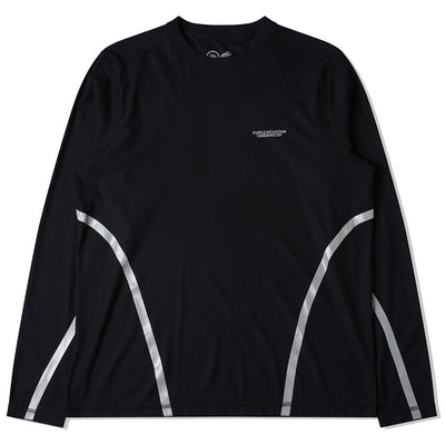 Purple Mountain Observatory | Taped Performance LS Tee 'Black'