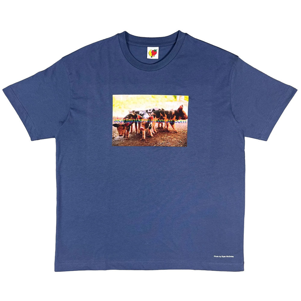 Sky High Farms | Unisex Pigs Farm Tee Shirt 'Navy'