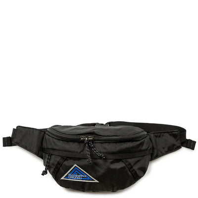 Washed Nylon Waist Bag 'Black'