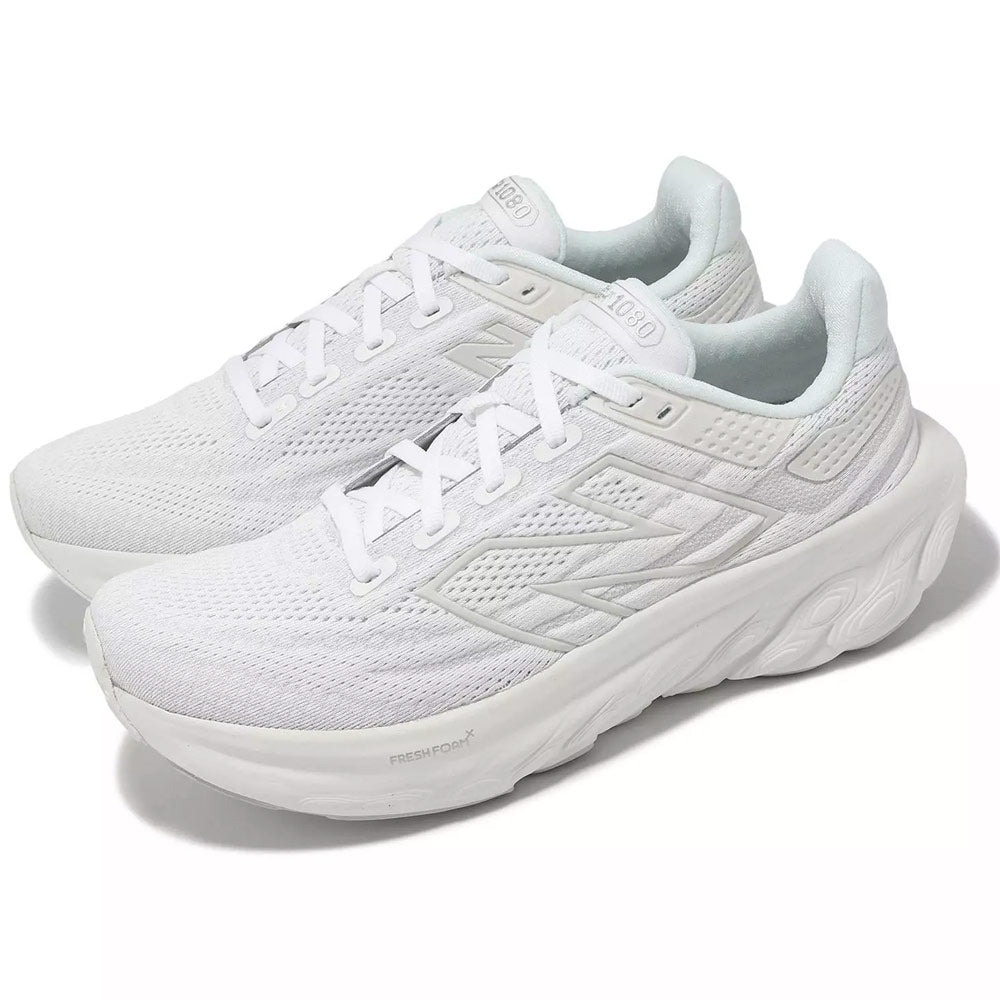 Women's Fresh Foam X 1080v13 B Sneaker 'White / Silver Metallic'