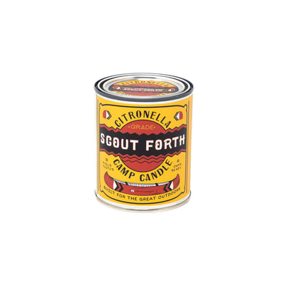 Scout Forth Citronella Camp Candle: 1/2 Pint