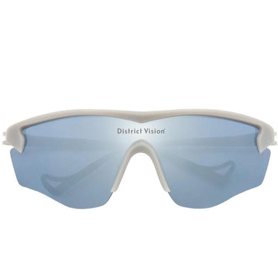 District Vision | Junya Racer Flint Sunglasses 'Flint/D+ Blue Silver Flash Mirror'
