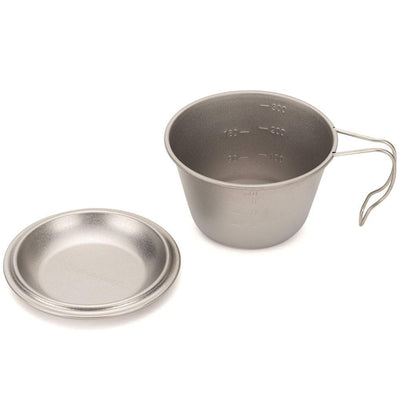 Snow Peak | Deep Titanium Backpacker'S Cup With Lid