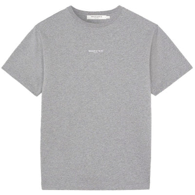 Embroidered Relaxed Tee-Shirt 'Grey Melange'