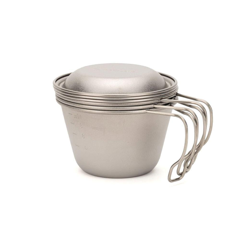 Snow Peak | Deep Titanium Backpacker'S Cup With Lid