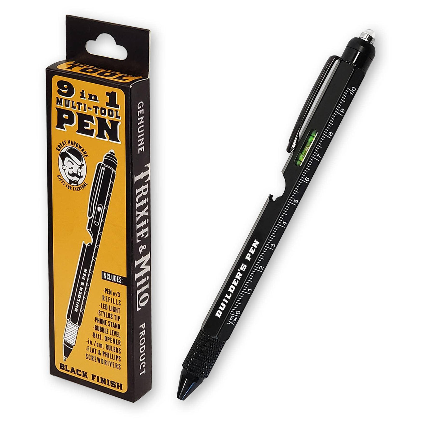 Lucky Jack | Builder's Pen, 9-In-1 Multi-Tool