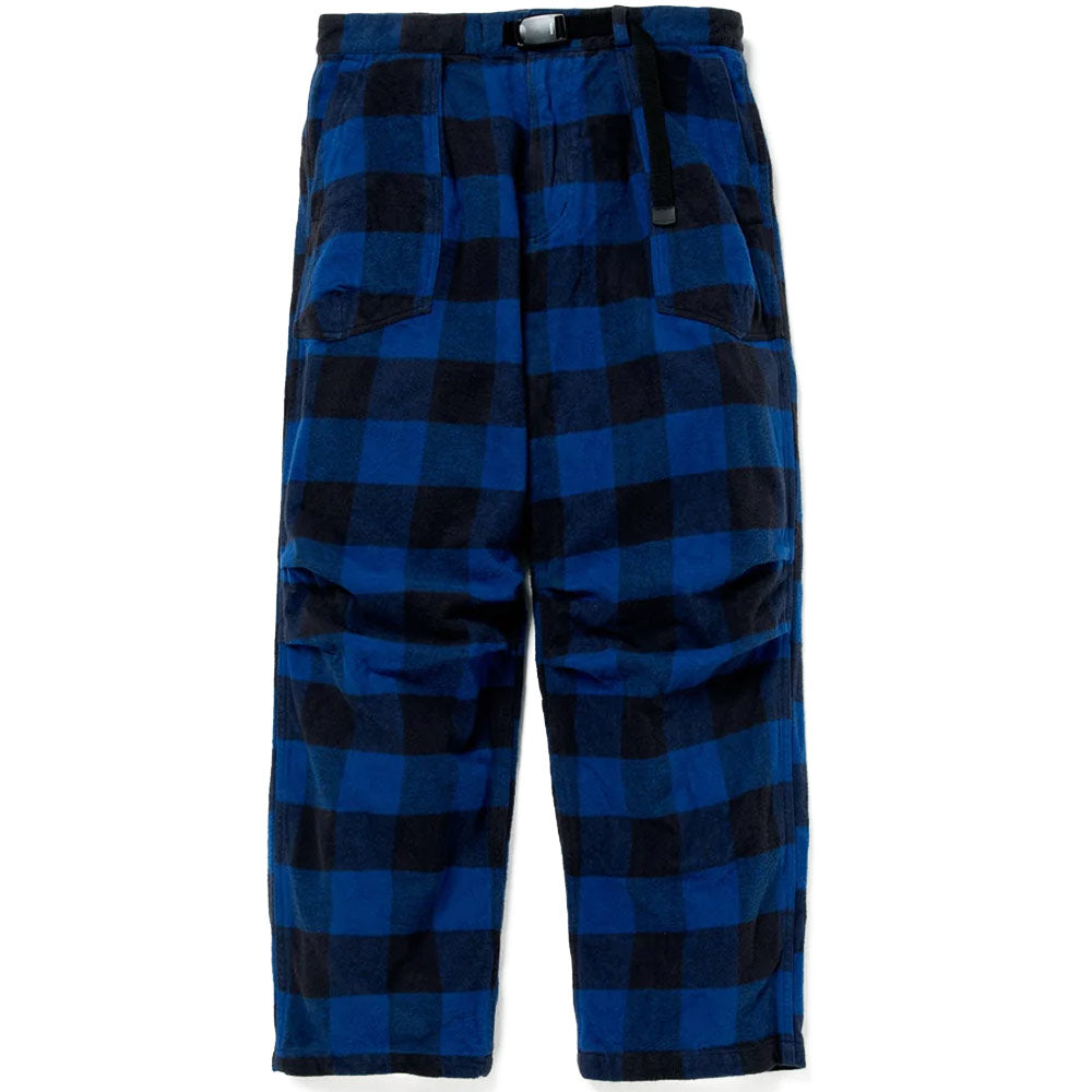 Alpinist Easy Pants Cotton Flannel Block Check 'Blue / Black'