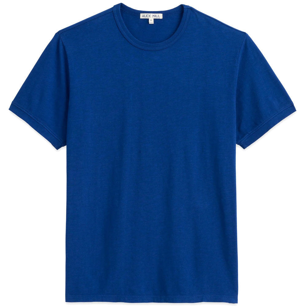 Standard T-Shirt In Slub Cotton Short Sleeve 'Cobalt'