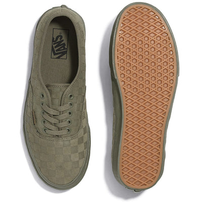 Vans | Authentic Mono Checkerboard 'Olive'