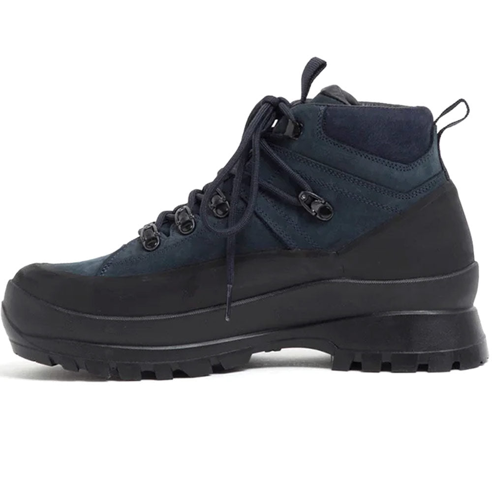 Hiker Lace Up Boots Cow Leather By Diemme 'Navy'