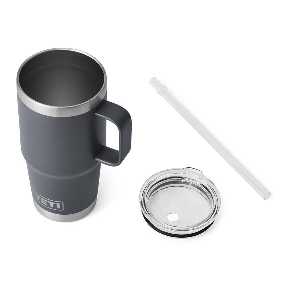 Rambler 25 OZ Mug With Straw Lid 'Charcoal'