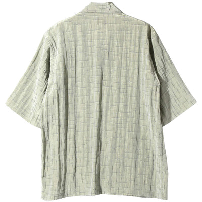 Cabana Shirt - R/N Bright Cloth Cross Short Sleeve 'Blue Grey'