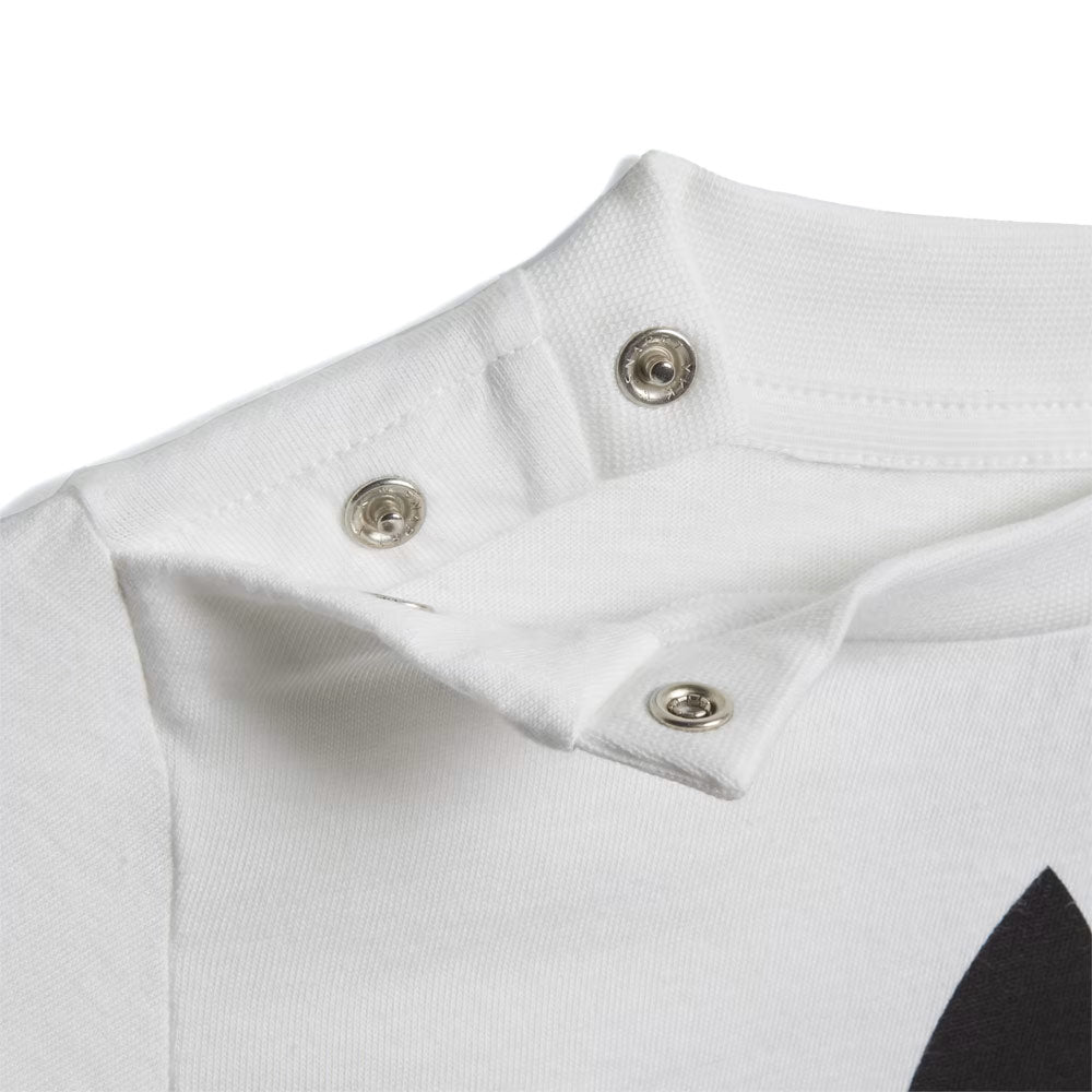 Adidas | Kid's Trefoil Shorts Tee Short Sleeve Set 'White / Black'