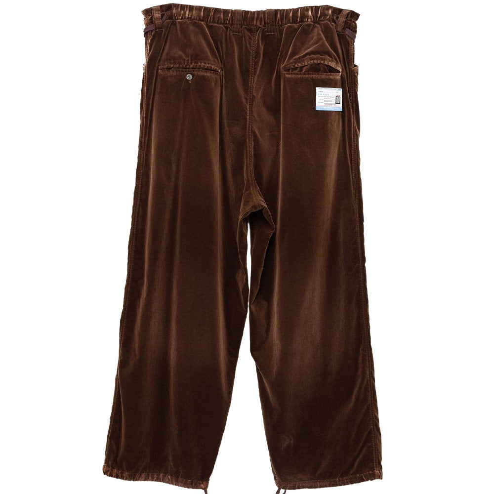 Maison MIHARA YASUHIRO | Cotton Velveteen Trousers 'Brown'
