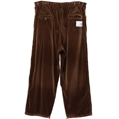 Maison MIHARA YASUHIRO | Cotton Velveteen Trousers 'Brown'