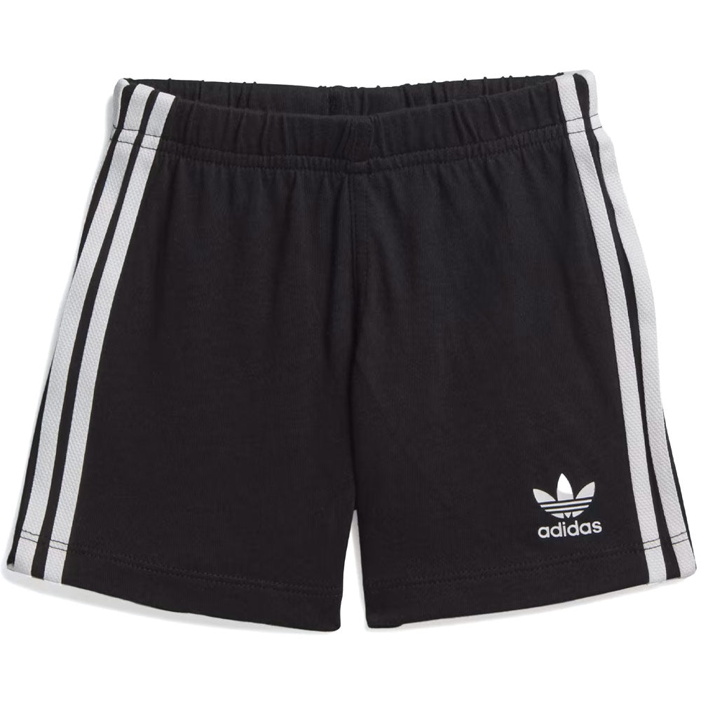Adidas | Kid's Trefoil Shorts Tee Short Sleeve Set 'White / Black'