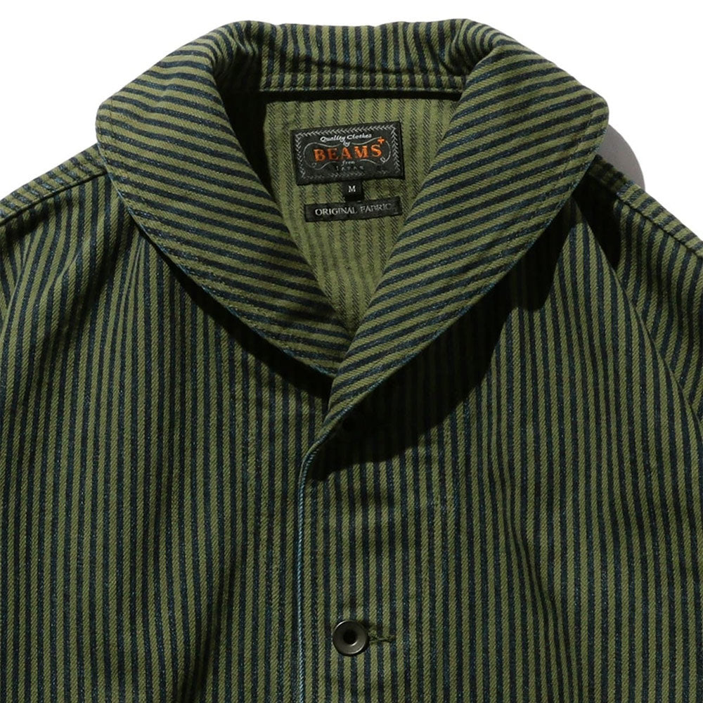 Hickory Military Shawl Collar Jacket 'Olive'