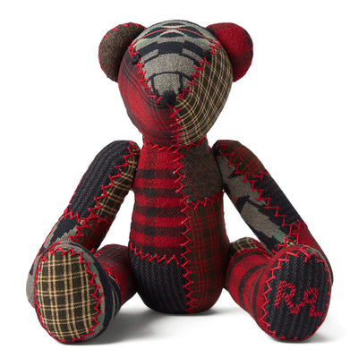 Limited-Edition Patchwork Bear 'Red Multi'