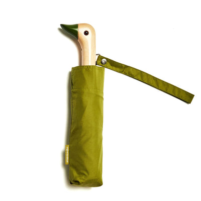 Compact Eco-Friendly Wind Resistant Umbrella 'Olive'