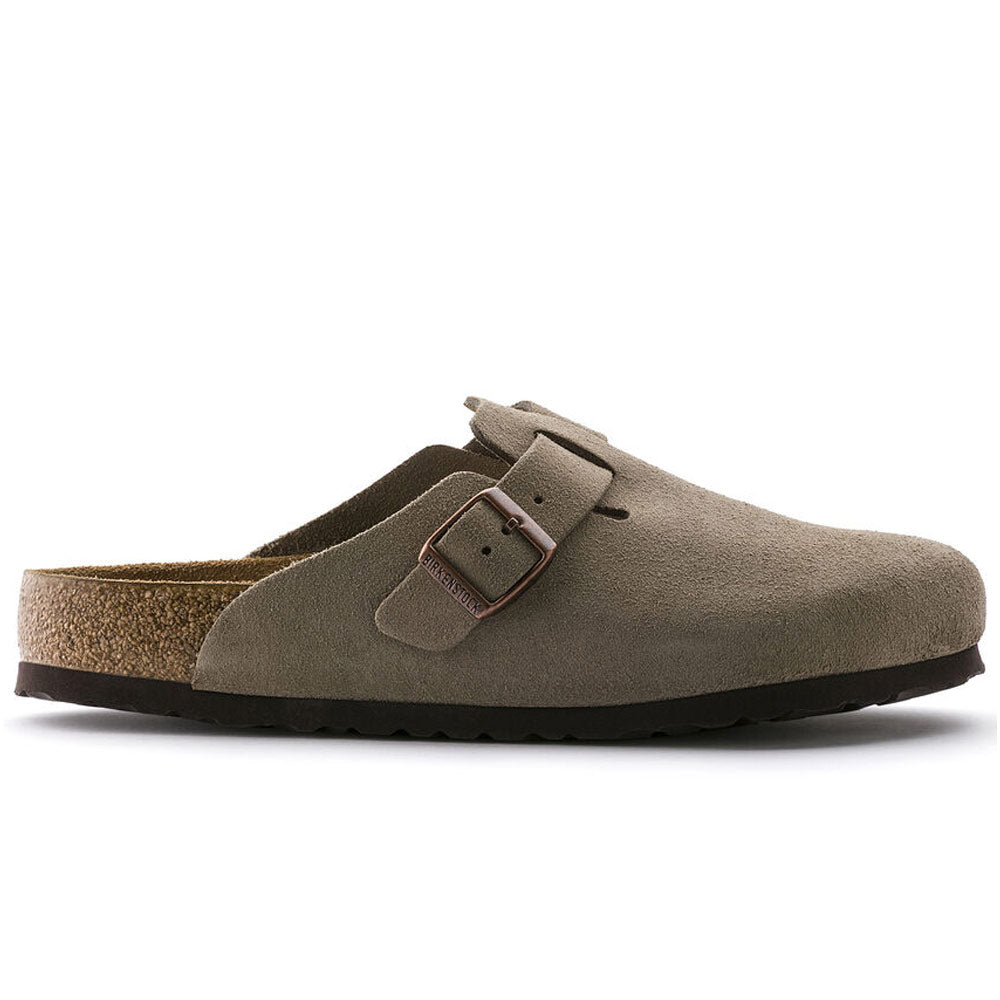 Boston Soft Footbed Suede Leather 'Taupe'