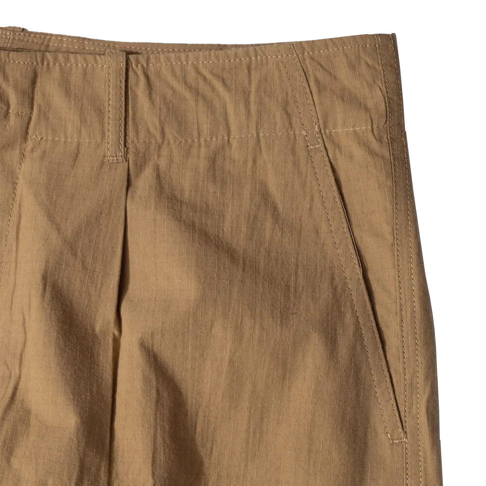 Qrunful Cotton Ripstop Trousers 'Brown'
