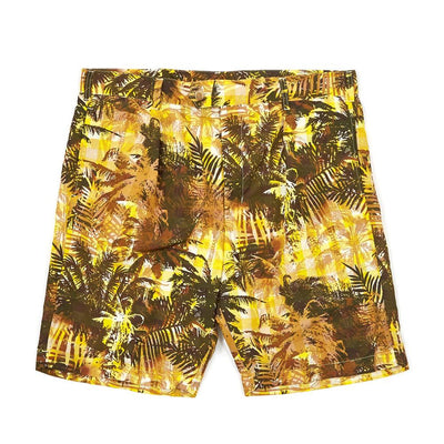 Sunset Short 'Yellow Nylon Polyester Tropical Floral Print'