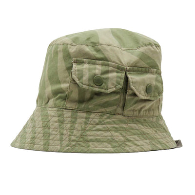 Explorer Hat 'Khaki / Olive Leaf Print'