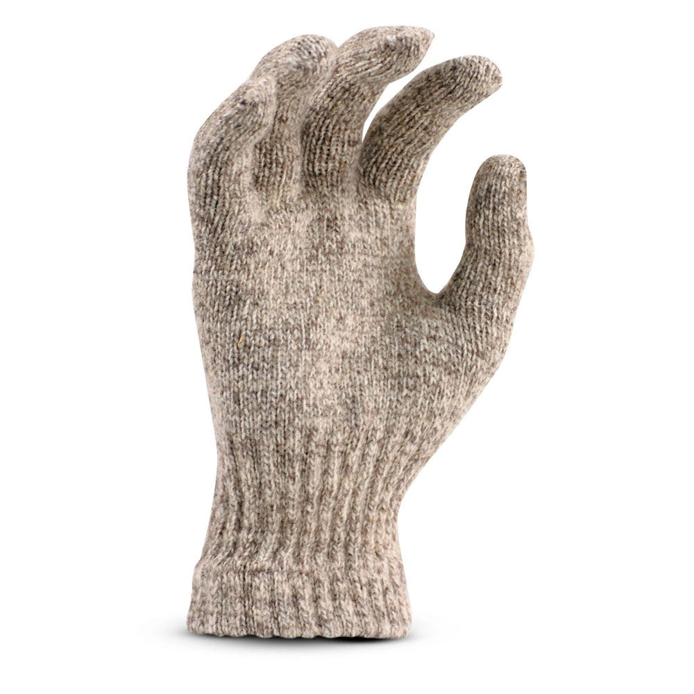 Mid Weight Ragg Glove 'Brown Tweed'