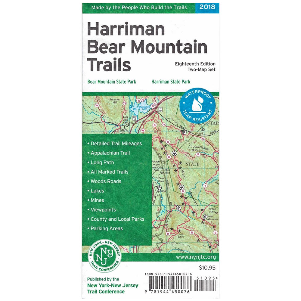 New Harriman-Bear Mountain Trails Map