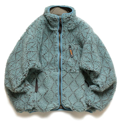 Do-Gi Sashiko BOA Fleece Reversible Blouson 'Blue'