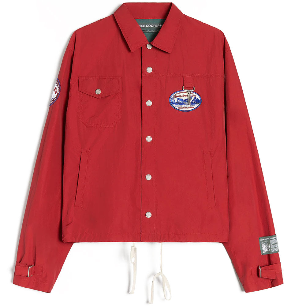 Patches Nylon Coaches Jacket 'Red'
