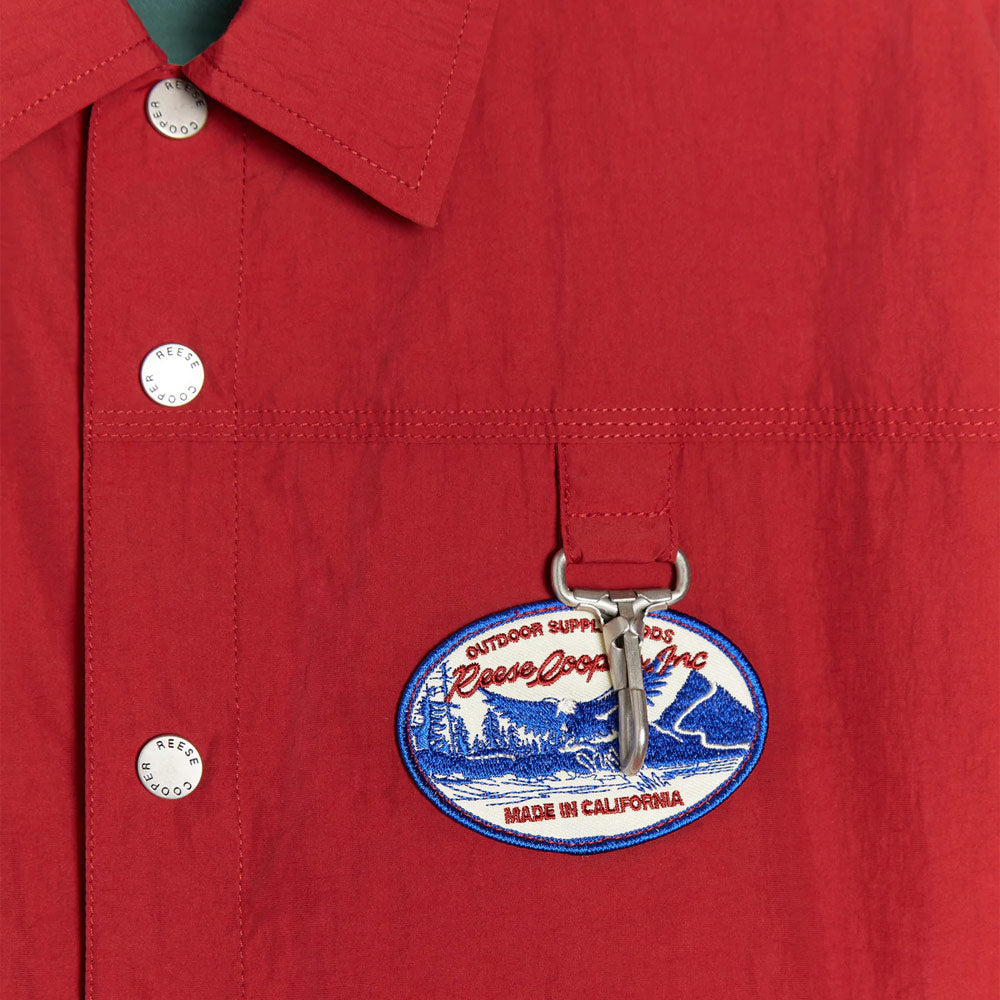 Patches Nylon Coaches Jacket 'Red'